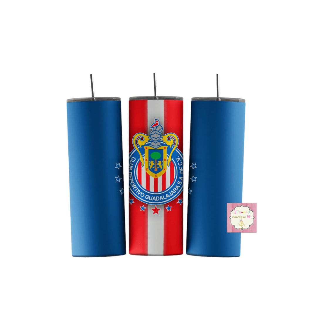 Las Chivas ralladas de guadalajara tumbler cup/ vasos