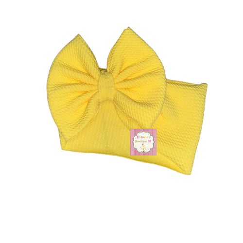 yellow headwrap/amarillo/solid color