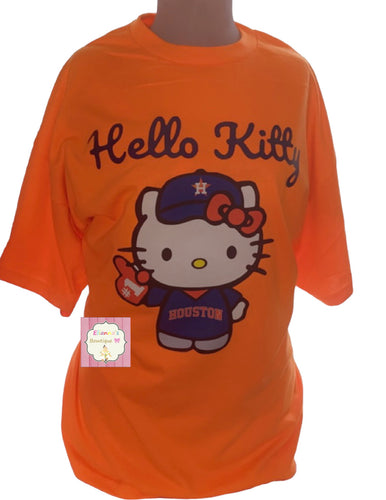 Astros shirt/ hello kitty