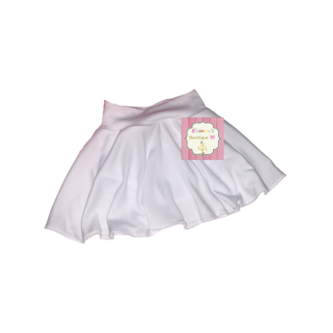 White skirted bummie/ skirt/ barbie