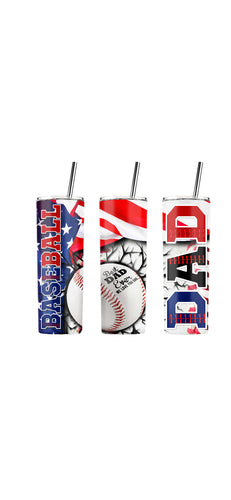 Father's day tumbler cup/ baseball/ father's day/ custom/vasos/