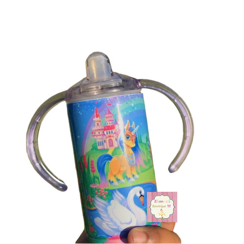 Unicorn mini tumbler cup/ sippy cup /vasos