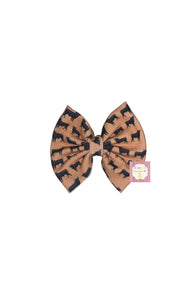 Toros headwrap/clip bow/Toro/bull