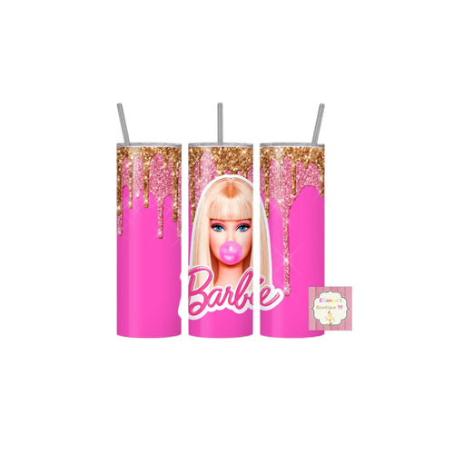 Barbie tumbler cup/vasos/ pink