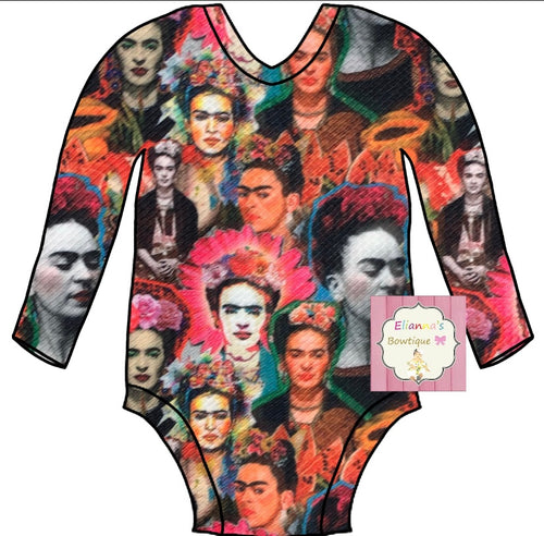 Frida Kahlo leotard/ leotardo / Frida