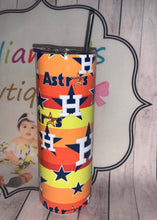 Load image into Gallery viewer, Houston Astros tumbler cup