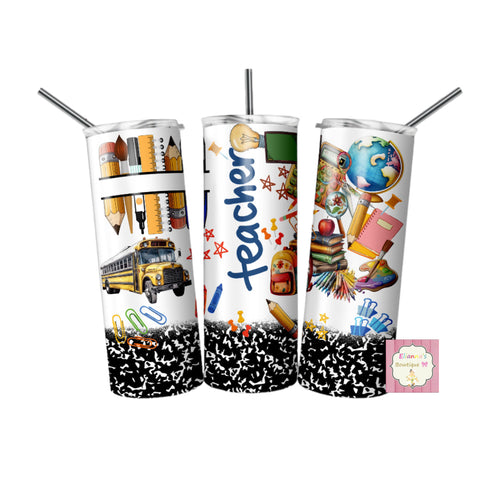 Teacher tumbler cup/ vasos/back to school