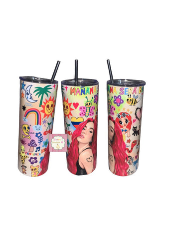 Karol G tumbler cup/ mañana sera bonito / bichota