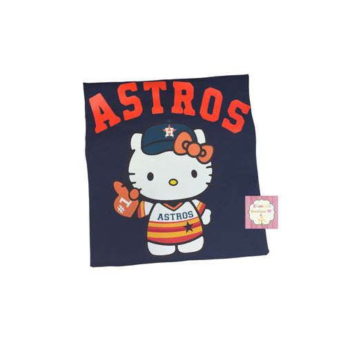 Astros shirt/ hello kitty