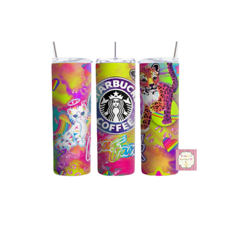 Lisa Frank tumbler cup/ vasos