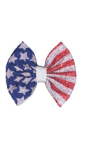 Load image into Gallery viewer, Baby/toddler 4th of July nylon headband/ or clip