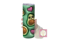 Load image into Gallery viewer, Puff avocado tumbler cup / vasos / aguacate