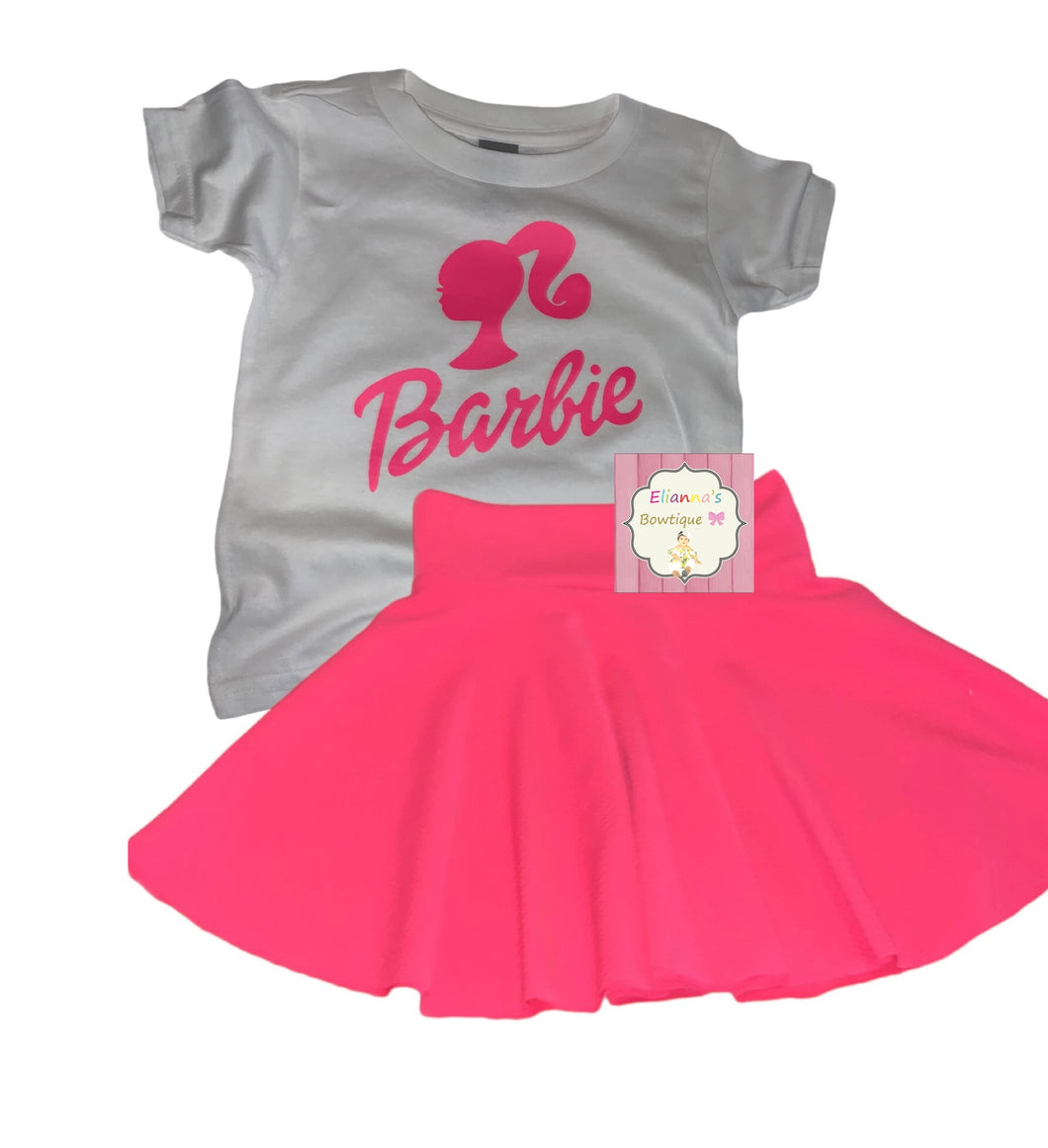 Barbie set shirt and skirt / Barbie outfit