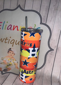 Houston Astros tumbler cup