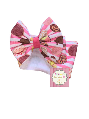 Baby Pan dulce/ conchas headwrap/headband/