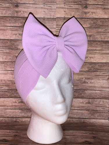 Lilac solid color baby headwrap/ headband/lila/easter