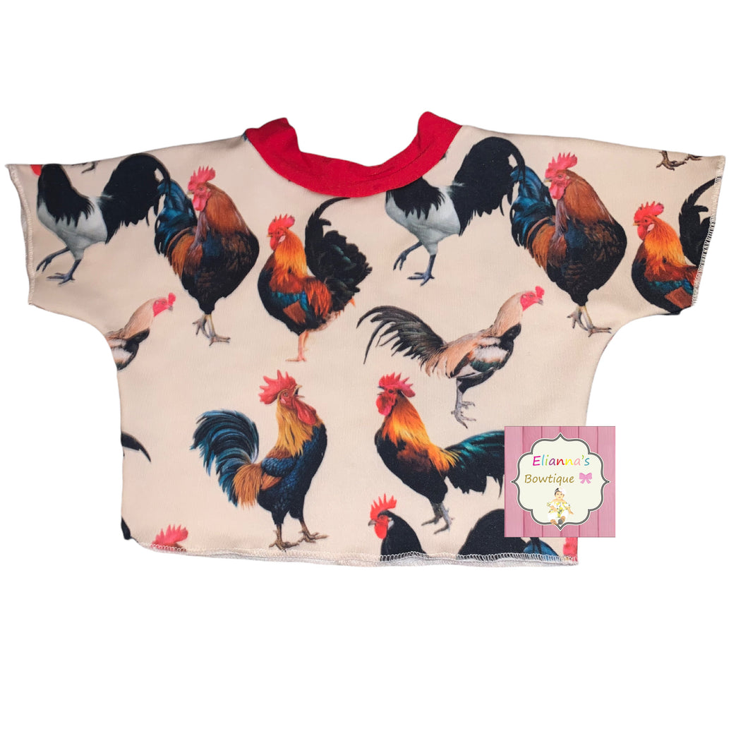 Camisa de Gallos /Rooster Top/shirt/gallo/EXCLUSIVE