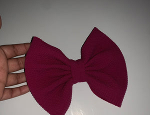 Magenta solid color baby headwrap/ headband