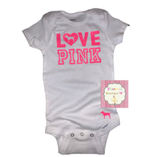 Load image into Gallery viewer, Love pink shirt/unisex/adult/kids