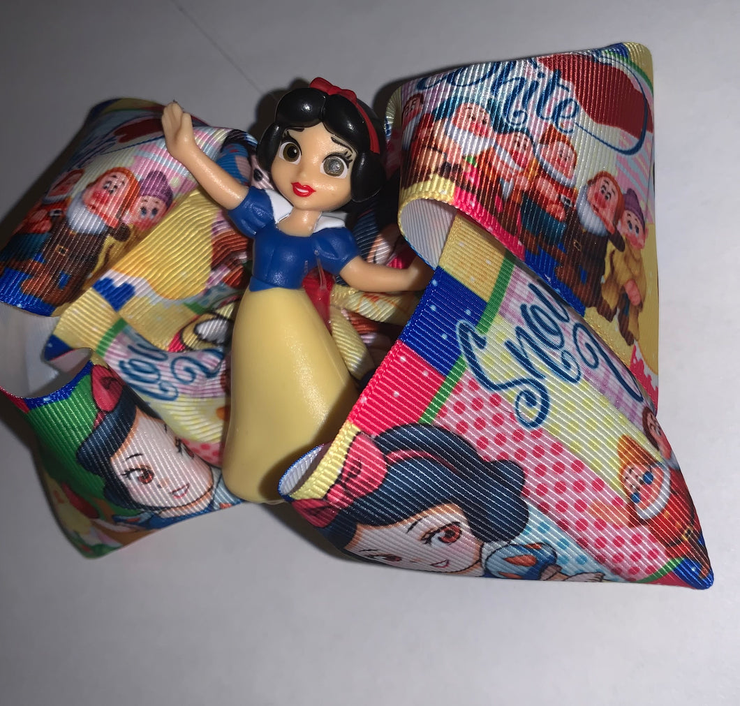 Princess Snow white Hair Bow/Princessa/blanca nieves