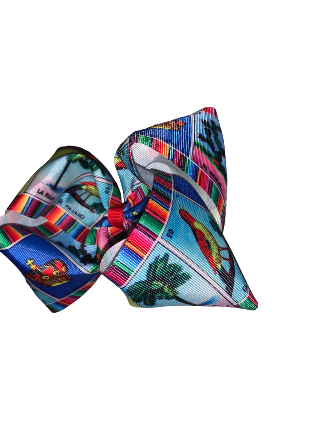 Loteria Hair bow / serape