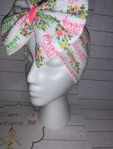 Baby Mommas girl headband/headwrap