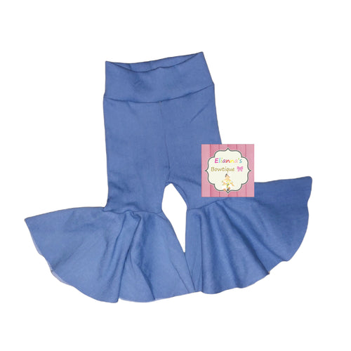 Light blue denim bell bottoms /western