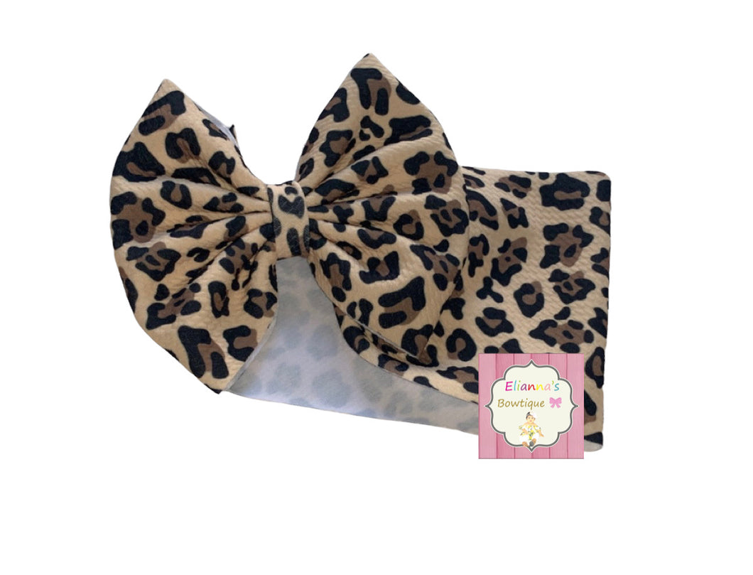 Cheetha print headwrap/ leopard