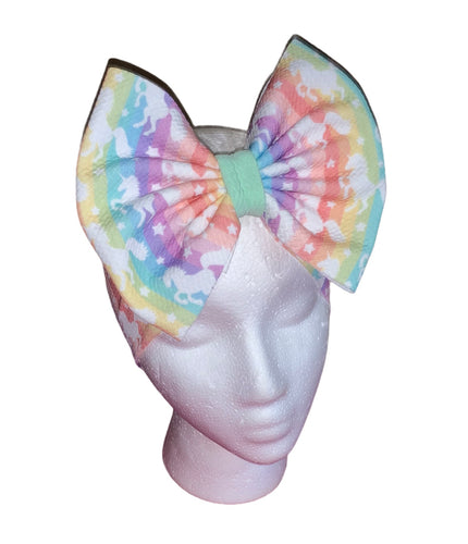 Baby Unicorn headwrap/ Multi-color