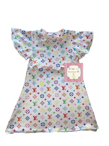 Baby Multicolor dress/ Vestido/toddler