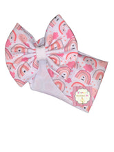 Load image into Gallery viewer, Baby pink Rainbow headwrap/