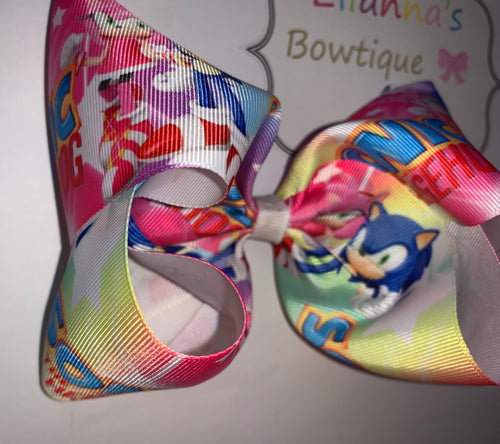 Sonic the hedgehog Hair Bow