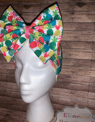 Pineapple headwrap - Elianna's Bowtique