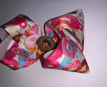 Cargar imagen en el visor de la galería, Donut Hair Bow/moño