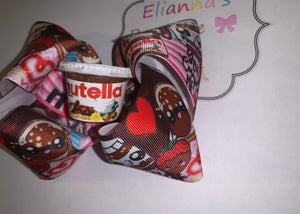 Nutella Hair Bow / Moños