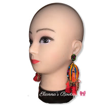 Load image into Gallery viewer, Aretes de la Virgen de Guadalupe /earrings /