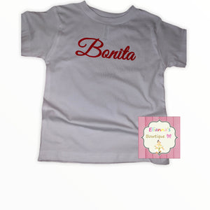 Baby Bonita shirt /Red