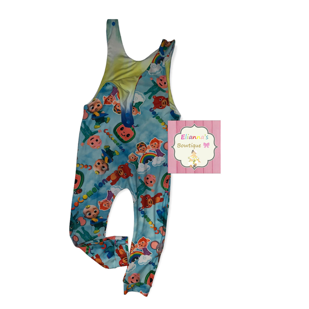 Blue cocomelon romper