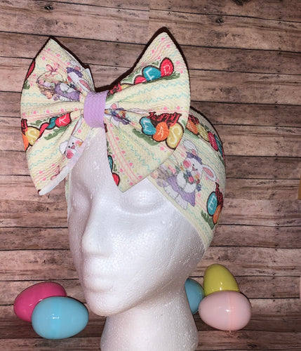 Easter headwrap/nylonheadband/bow/pascua