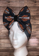 Load image into Gallery viewer, Baby Harley-Davidson headwrap/motors