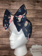 Cargar imagen en el visor de la galería, Baby bull skull headwrap/cow/western