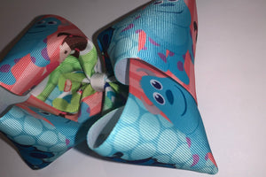 Monsters Inc Hair Bow/moño