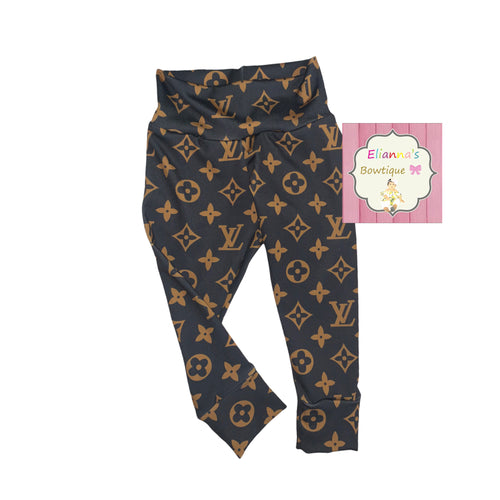 Boujee Brown leggings pants /unisex