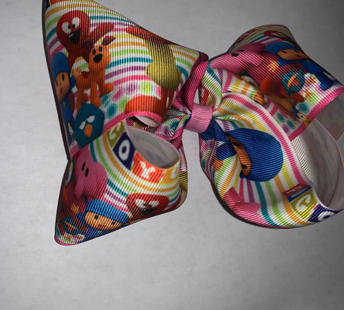 Moño Pocoyo/ Hair bow