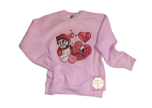 Bebesota bad bunny Crewneck sweatshirt /sueter/vantine's day/concha