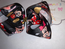 Load image into Gallery viewer, Mickey &amp; Minnie Mouse hair bow - Elianna&#39;s Bowtique