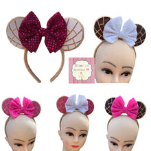 Cargar imagen en el visor de la galería, Concha headband Ears /Minnie Mouse ears