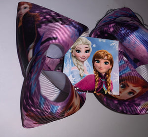 Frozen Hair bow / moños - Elianna's Bowtique