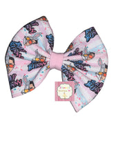 Load image into Gallery viewer, Pink Bad Bunny Headwrap/clip bow