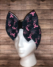 Load image into Gallery viewer, In october we wear pink /breast cancer awareness headwrap/headband